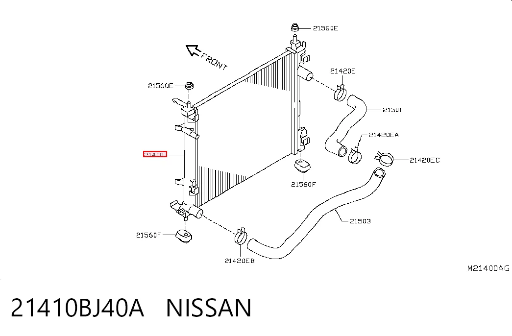 21410BJ40A Nissan/Infiniti