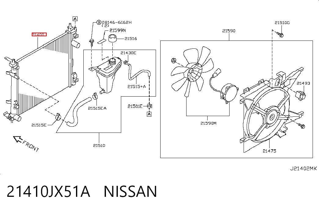 21410JX51A Nissan/Infiniti