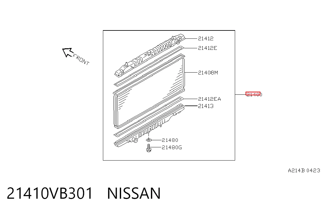 Comprar Radiador de refrigeración del motor Nissan Patrol  Y61 a bajo precio