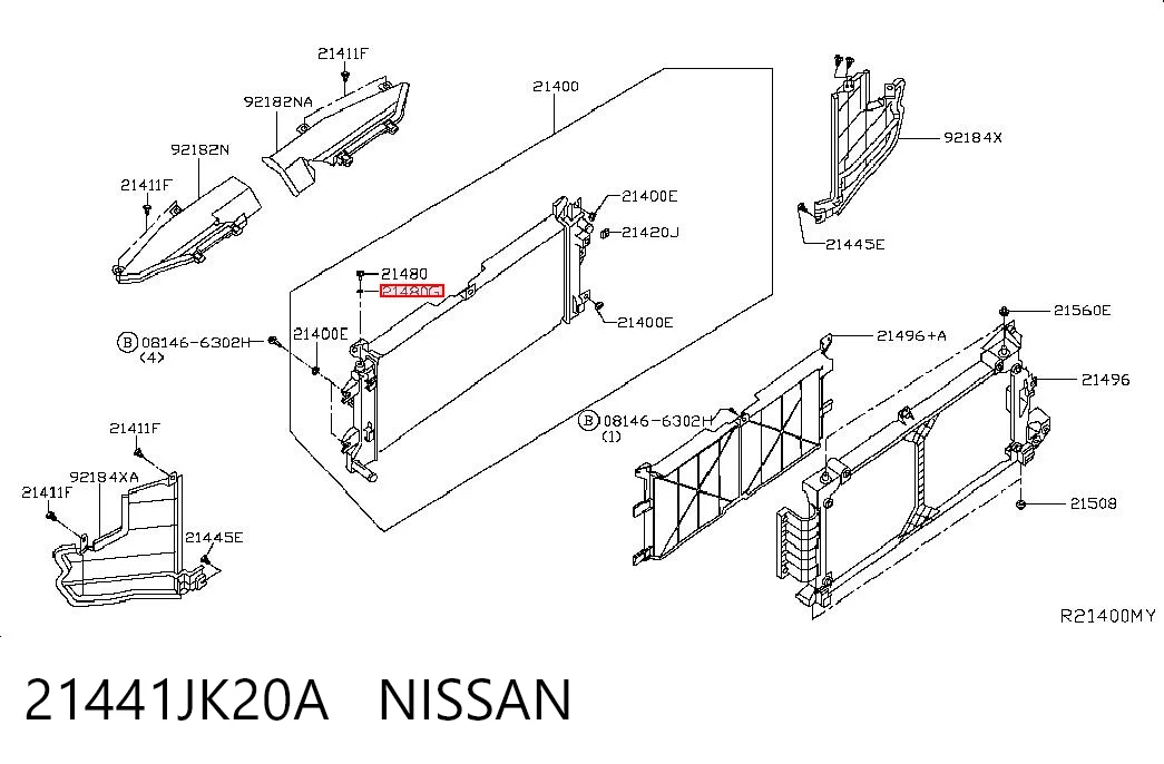 21441JK20A Nissan/Infiniti