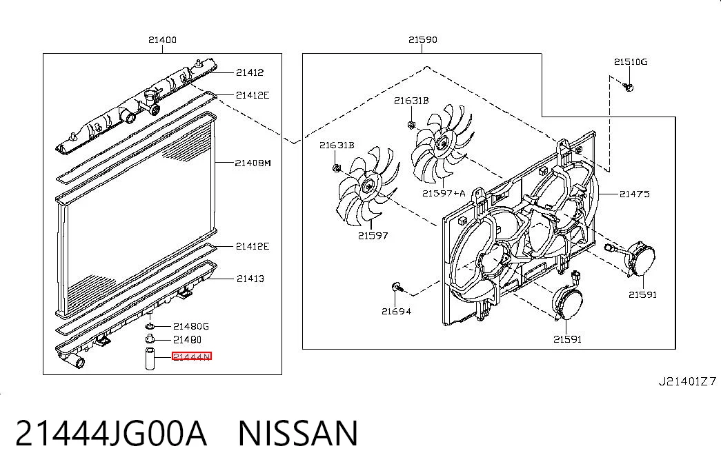 21444JG00A Nissan/Infiniti