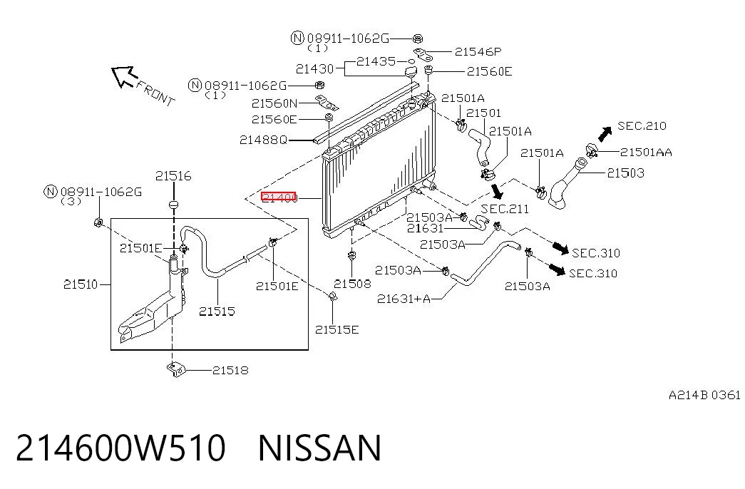 Comprar Radiador Nissan Pathfinder  R50