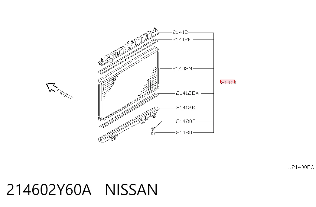 214602Y60A Nissan/Infiniti