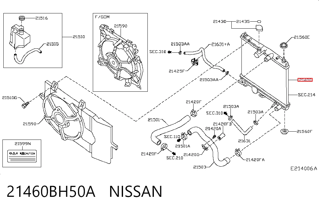 Comprar Radiador Nissan Tiida  SC11X