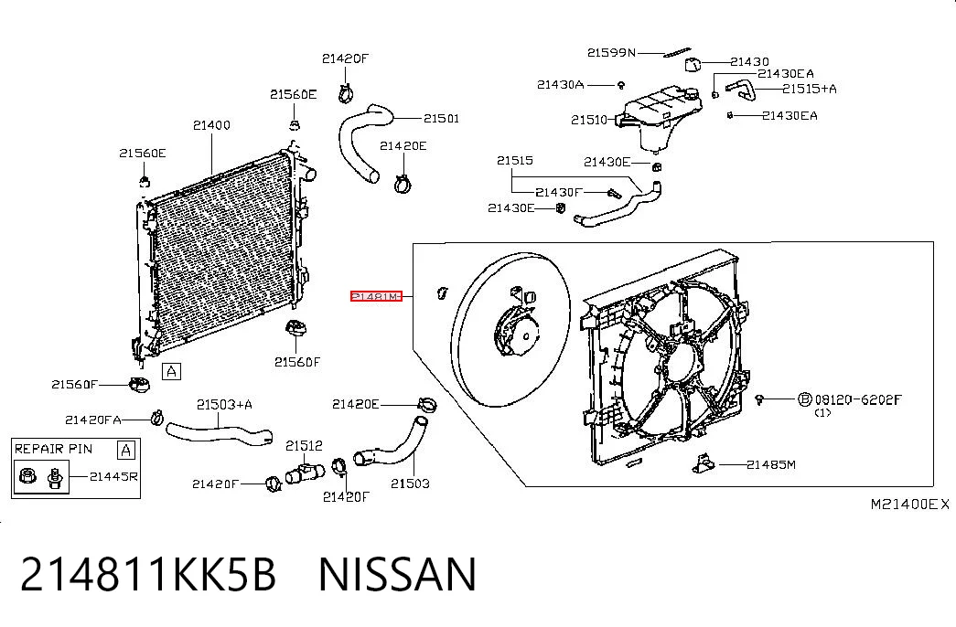214811KK5B Nissan/Infiniti