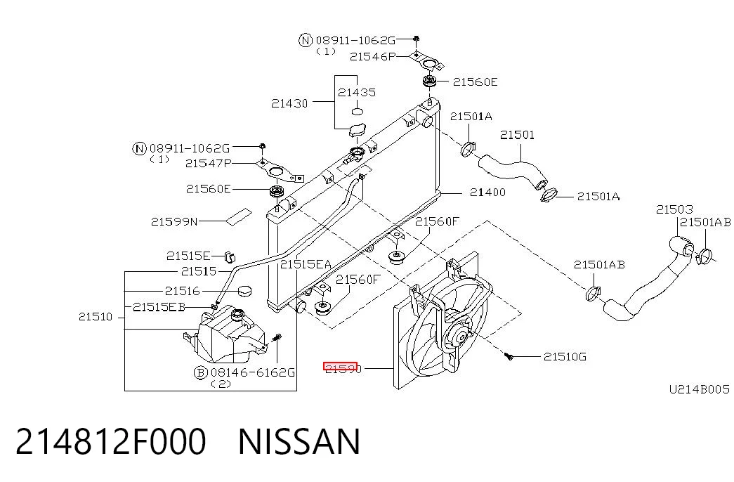 214812F000 Nissan/Infiniti