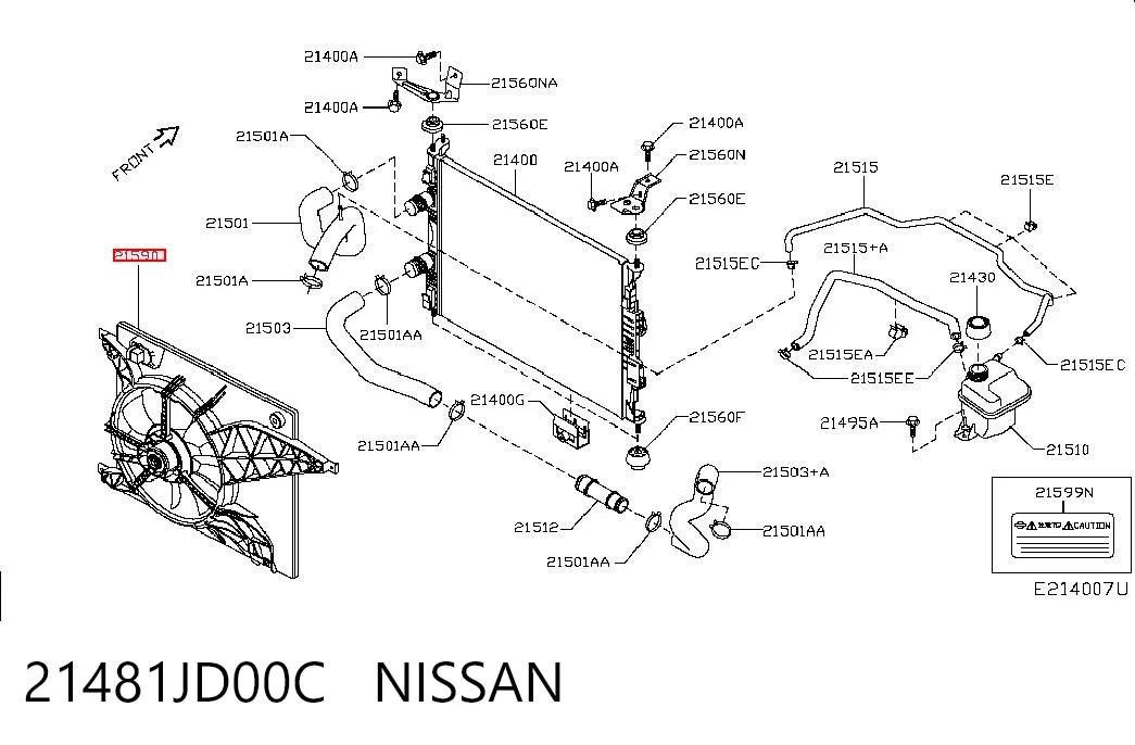 21481JD00C Nissan/Infiniti