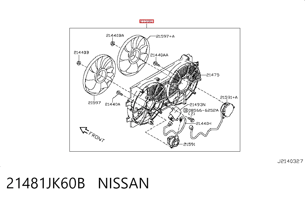 21481JK60B Nissan/Infiniti