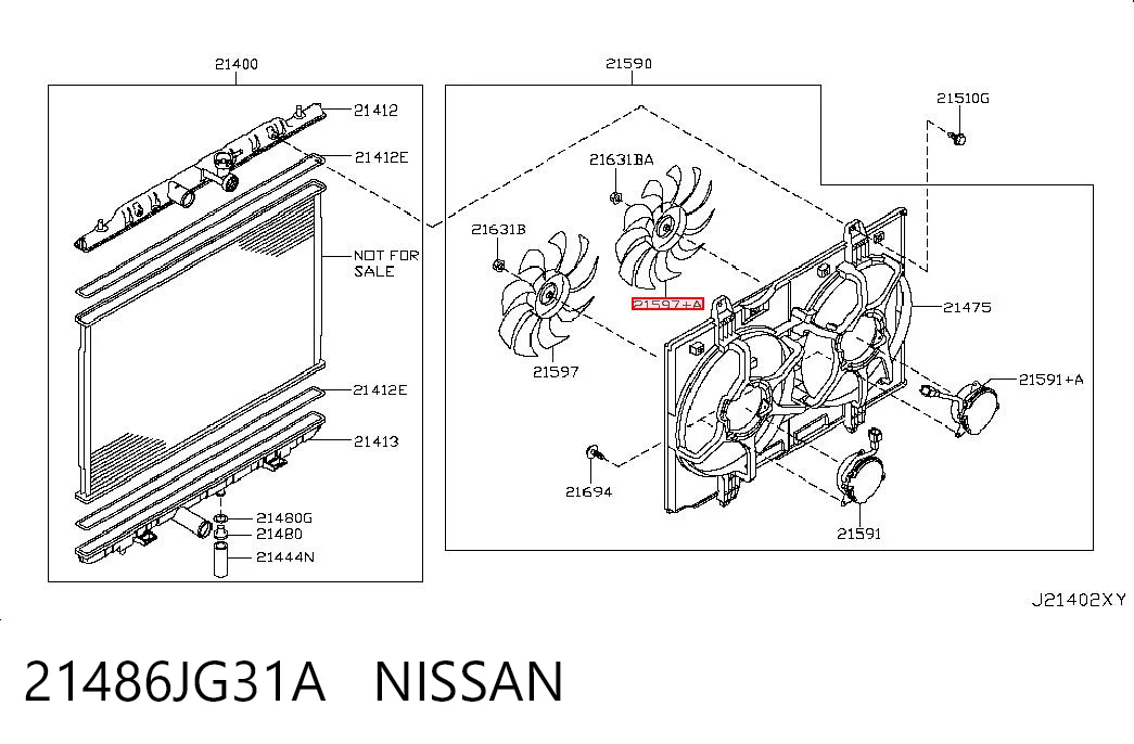 21486JG31A Nissan/Infiniti