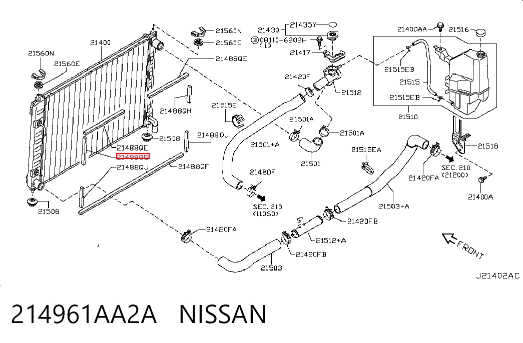 214961AA2A Nissan/Infiniti