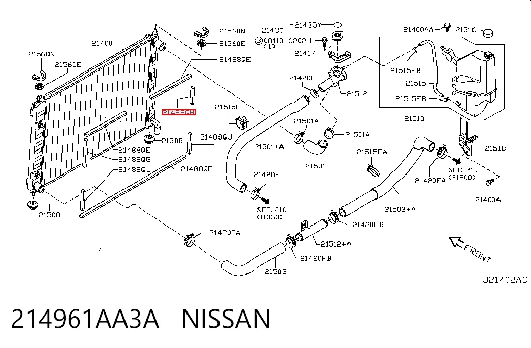 214961AA3A Nissan/Infiniti