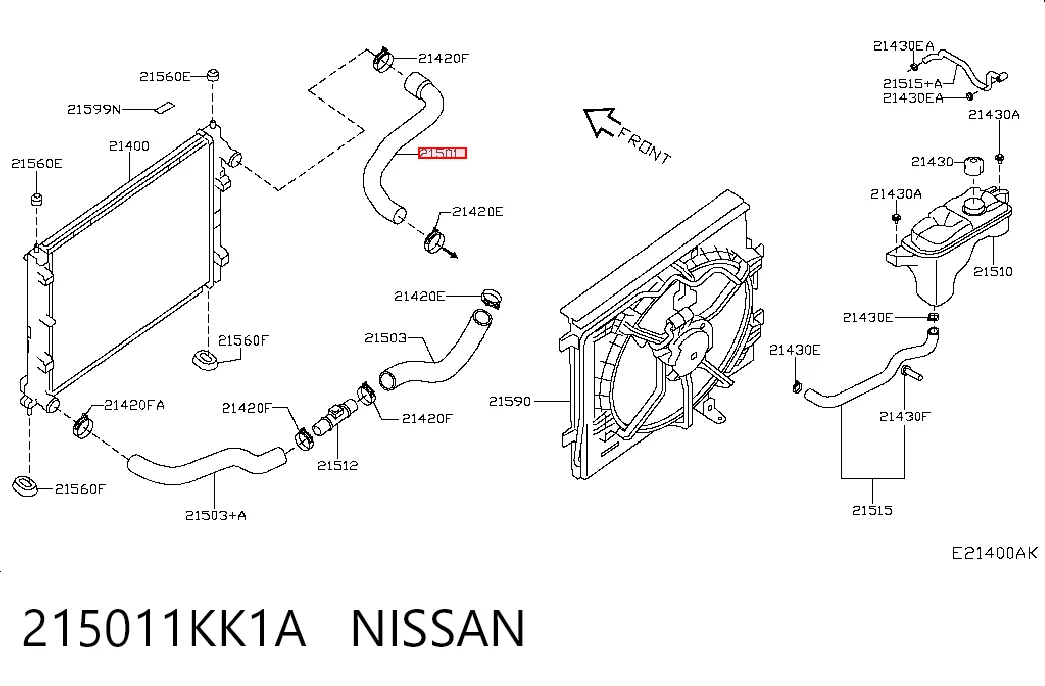 215011KK1A Nissan/Infiniti