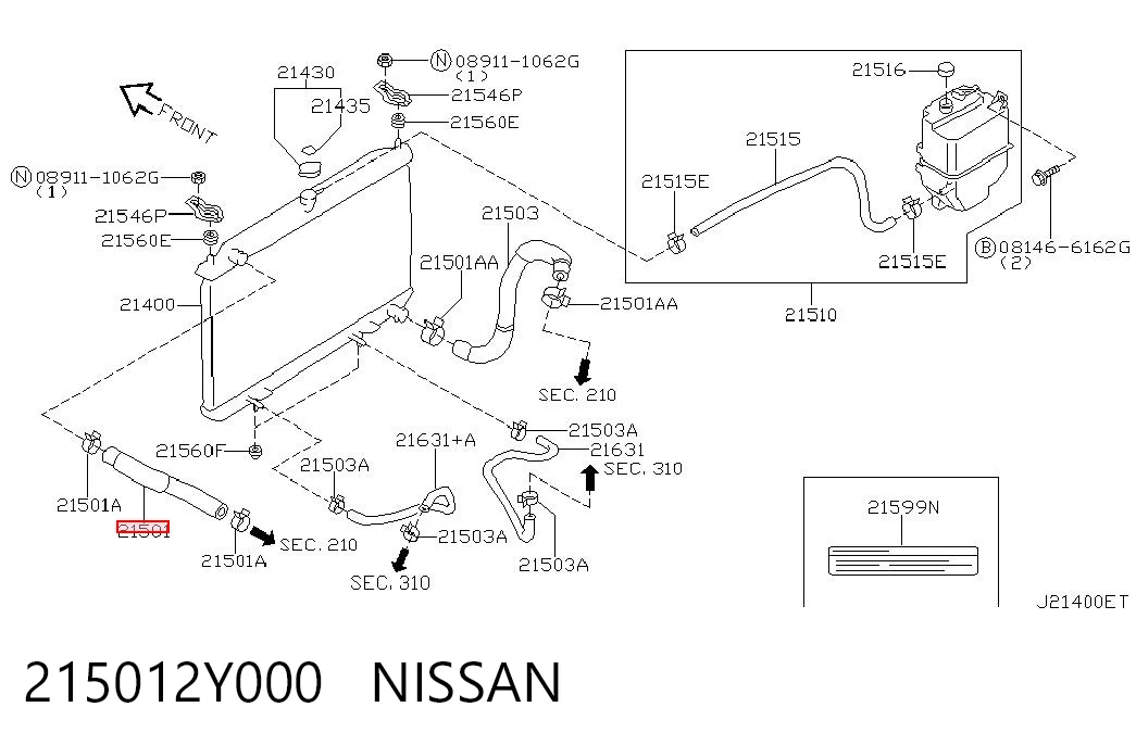 215012Y000 Nissan/Infiniti