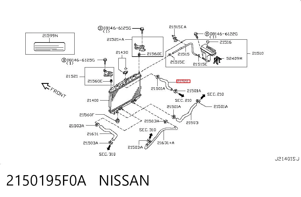2150195F0A Nissan/Infiniti