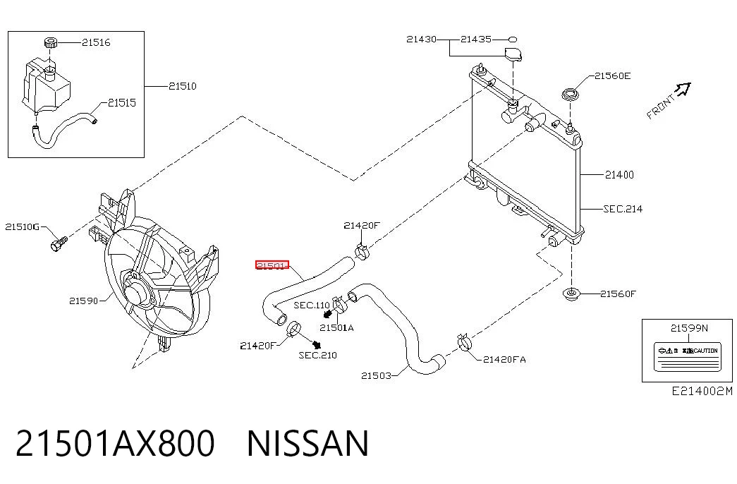 21501AX800 Nissan/Infiniti