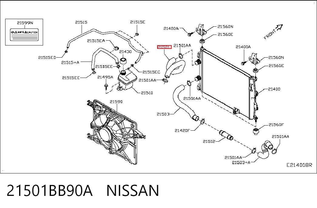 21501BB90A Nissan/Infiniti