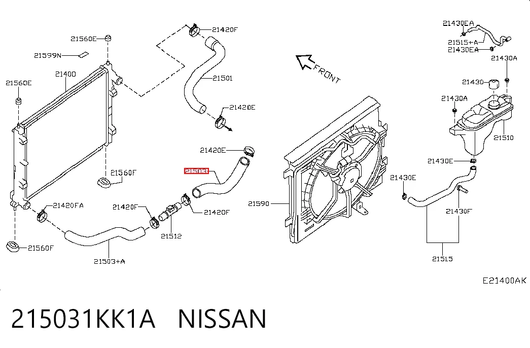 215031KK1A Nissan/Infiniti