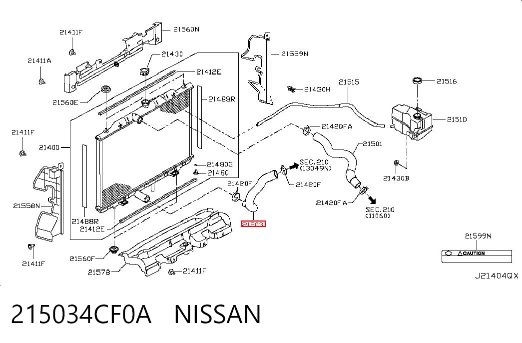 215034CF0A Nissan/Infiniti
