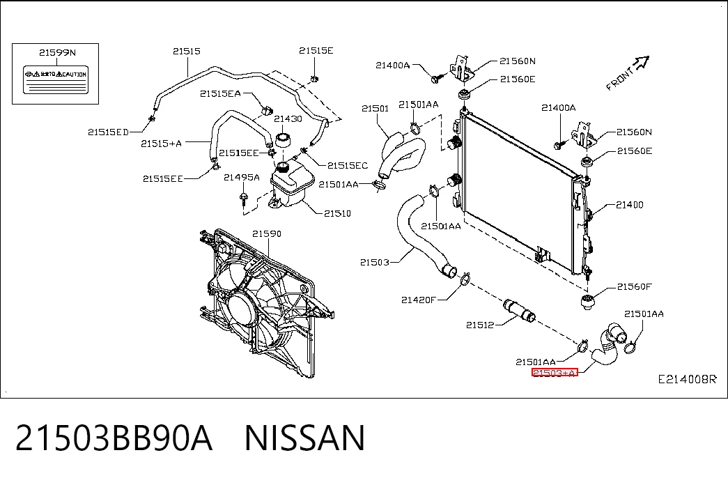 21503BB90A Nissan/Infiniti