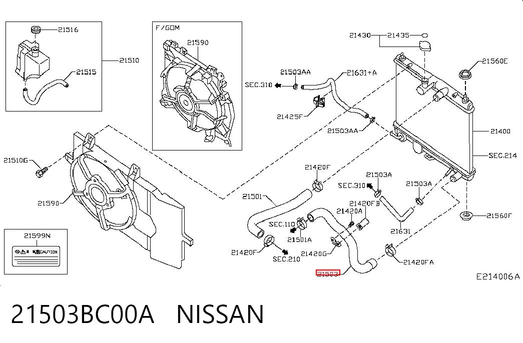 21503BC00A Nissan/Infiniti