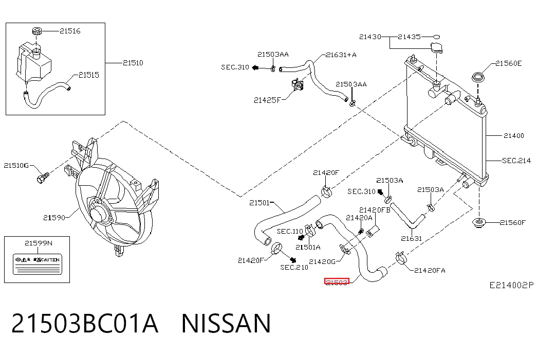 21503BC01A Nissan/Infiniti