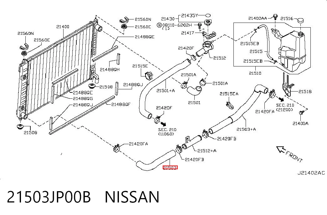 21503JP00B Nissan/Infiniti