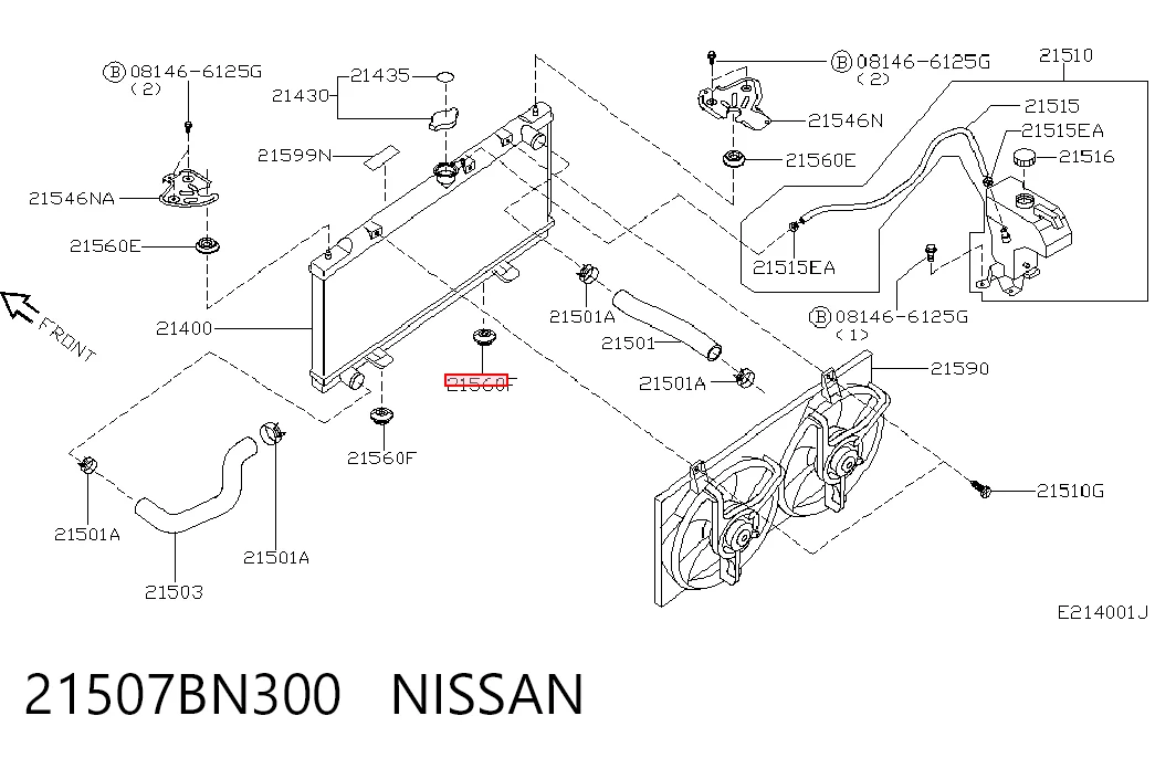 21507BN300 Nissan/Infiniti