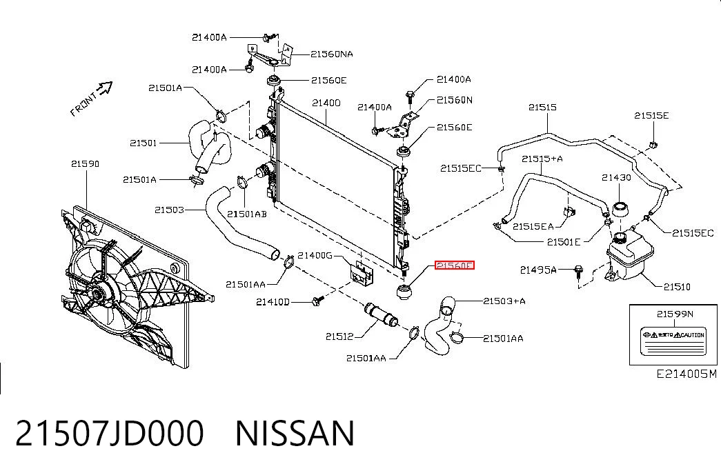 21507JD000 Nissan/Infiniti