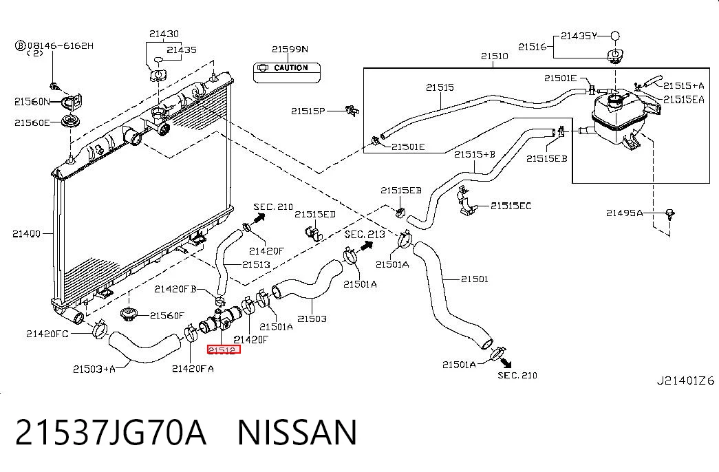 21537JG70A Nissan/Infiniti