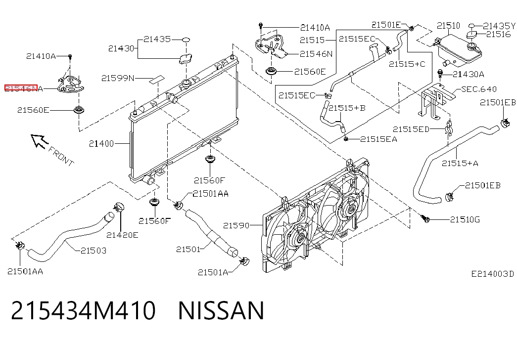 215434M410 Nissan/Infiniti