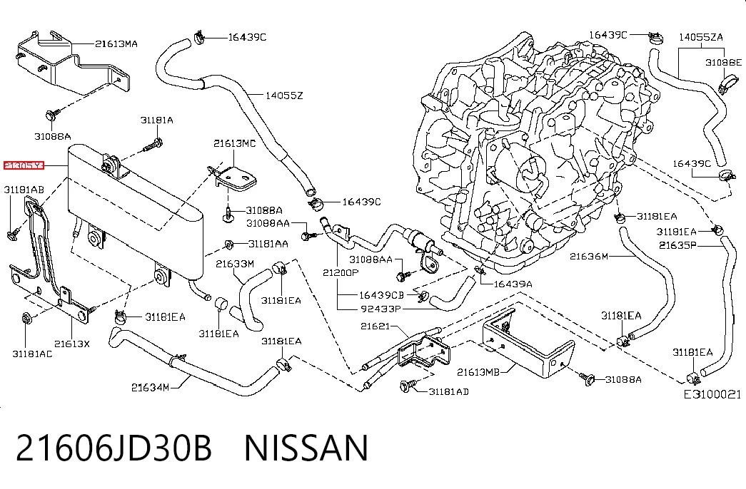 21606JD30B Nissan/Infiniti