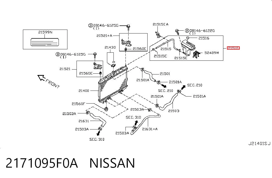 2171095F0A Nissan/Infiniti