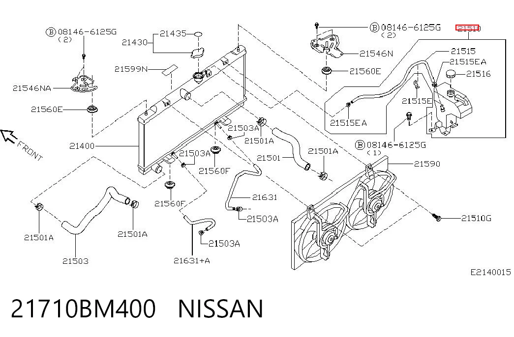 21710BM400 Nissan/Infiniti