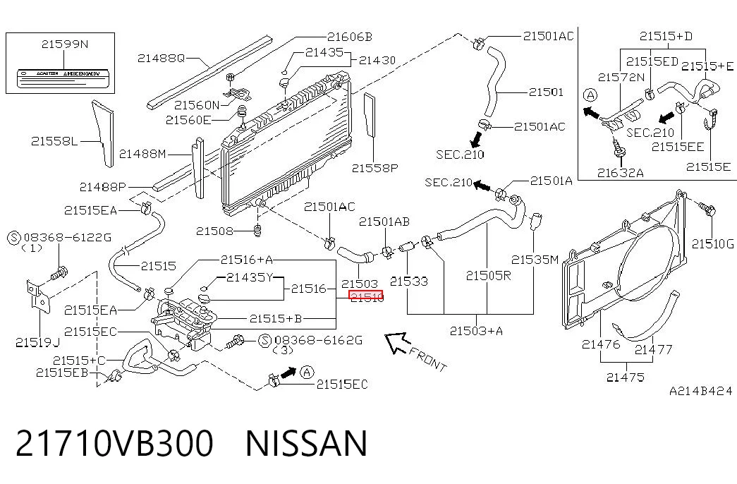 21710VB300 Nissan/Infiniti
