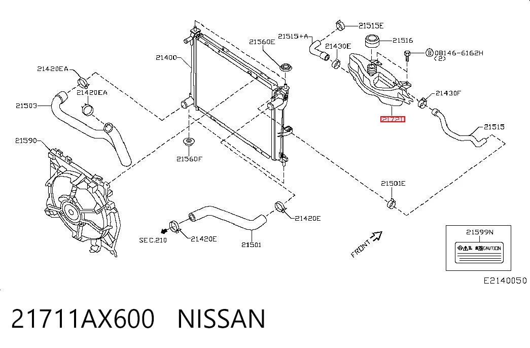 21711AX600 Nissan/Infiniti