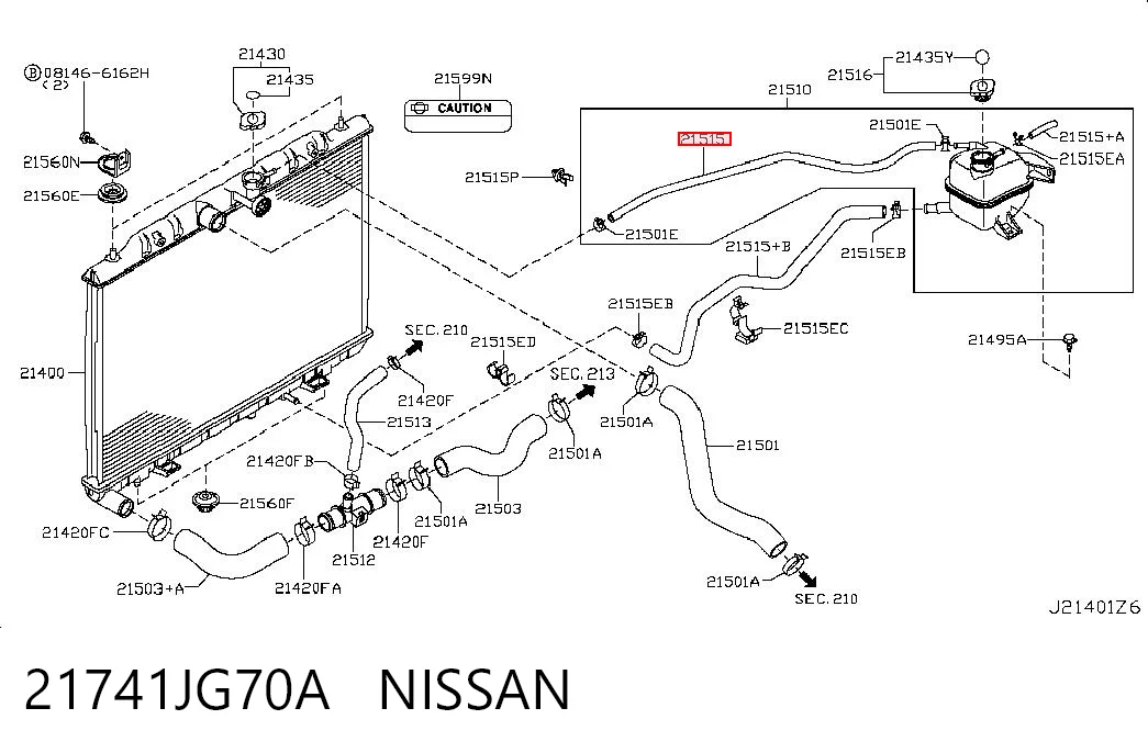 21741JG70A Nissan/Infiniti