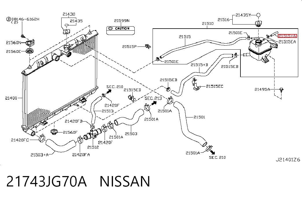 21743JG70A Nissan/Infiniti