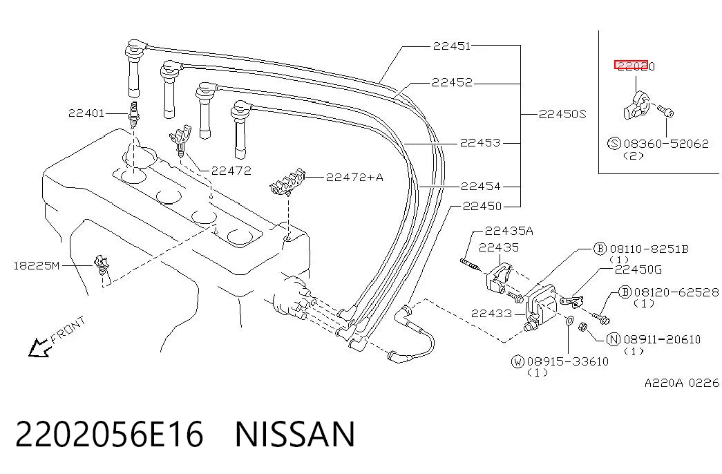 2202056E16 Nissan/Infiniti