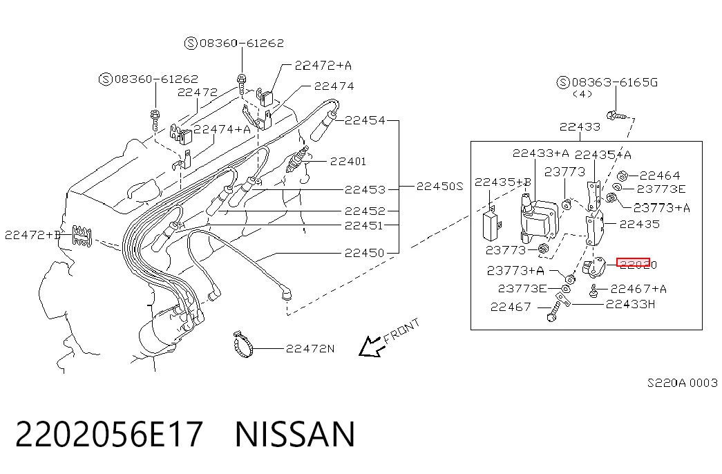  Modulo de encendido Nissan Primera 