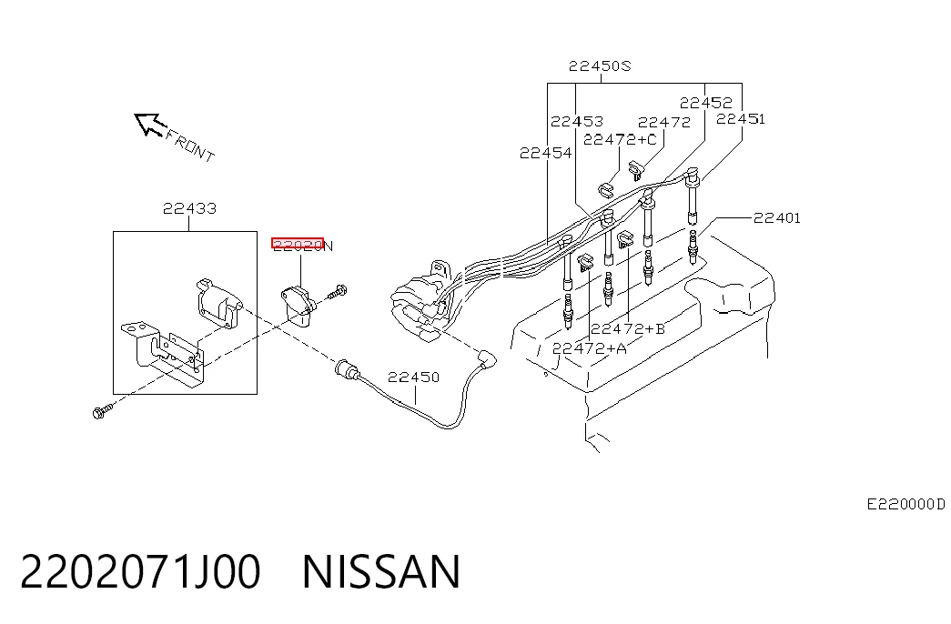 2202071J00 Nissan/Infiniti