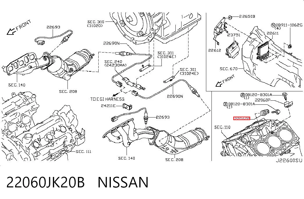 Comprar Sensor de detonacion Nissan X-Trail  T31