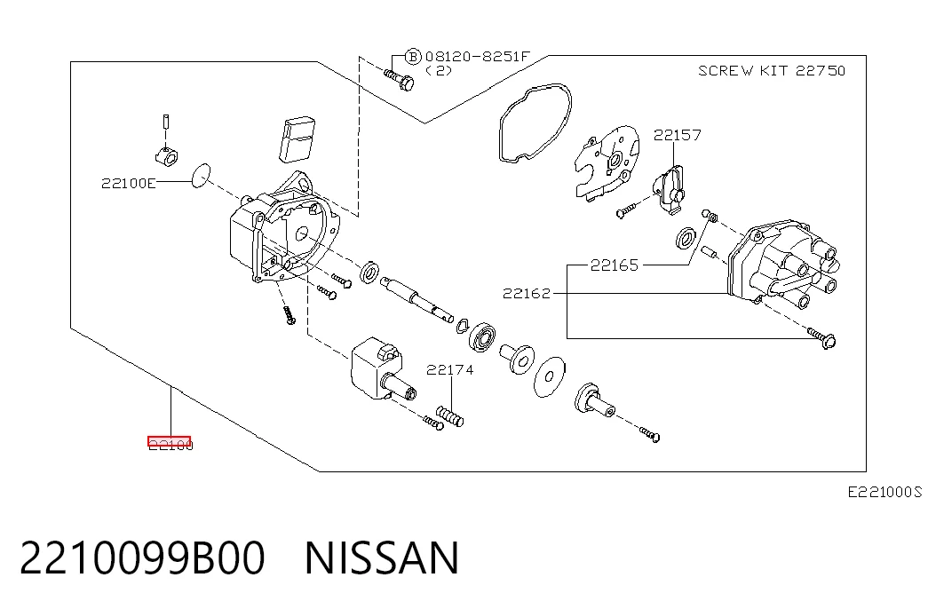 2210099B00 Nissan/Infiniti