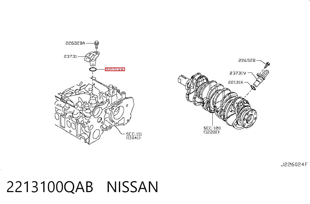2213100QAB Nissan/Infiniti