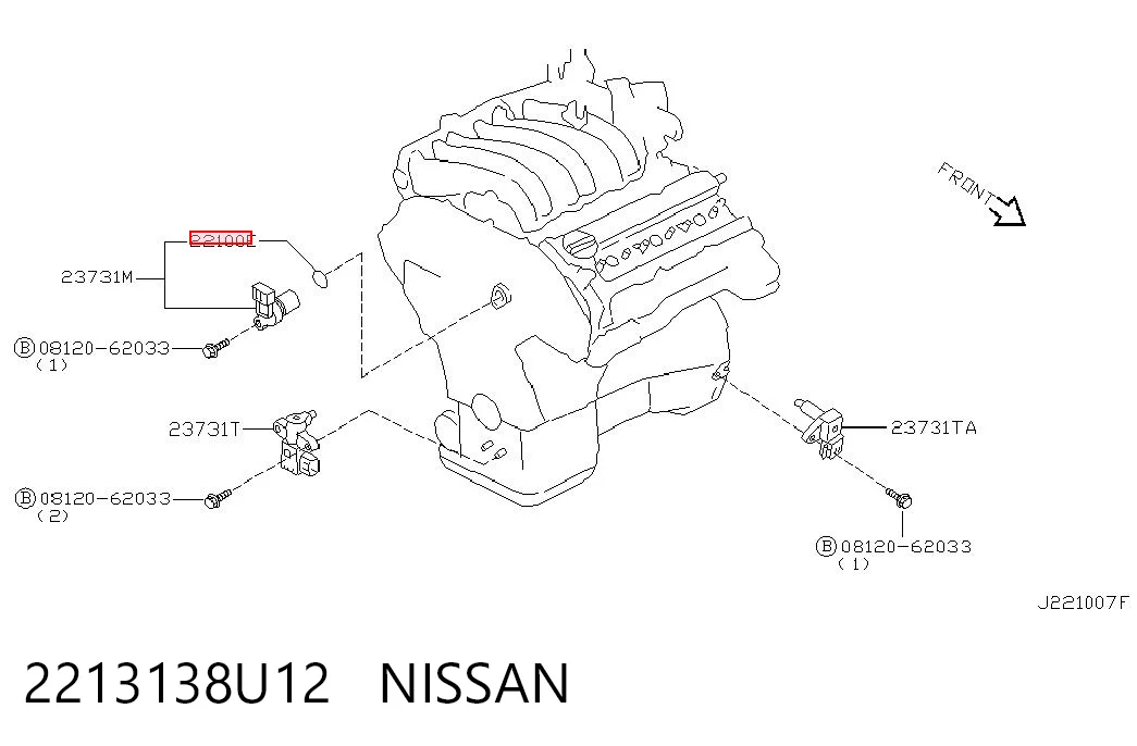 2213138U12 Nissan/Infiniti