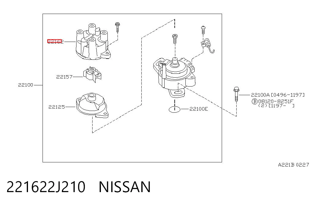221622J210 Nissan/Infiniti