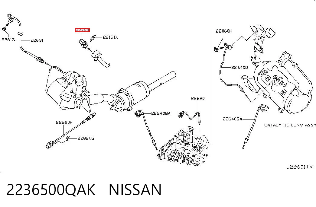 Sensor de presion gases de escape 6000616754 Fiat/Alfa/Lancia
