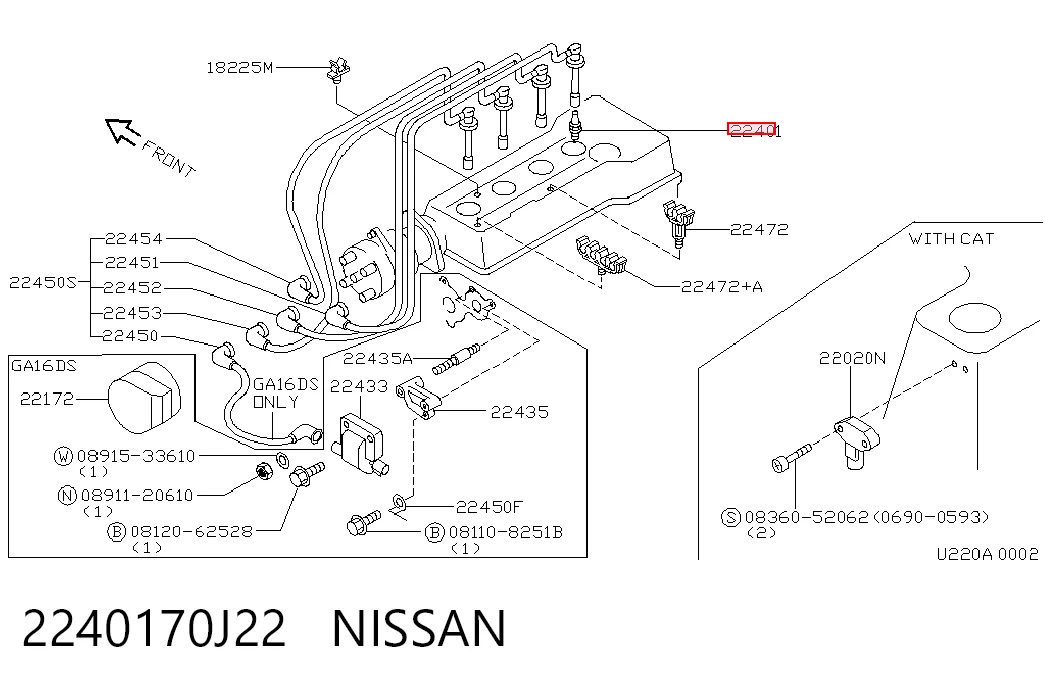 Bujía de ignición para Mitsubishi Pajero III 