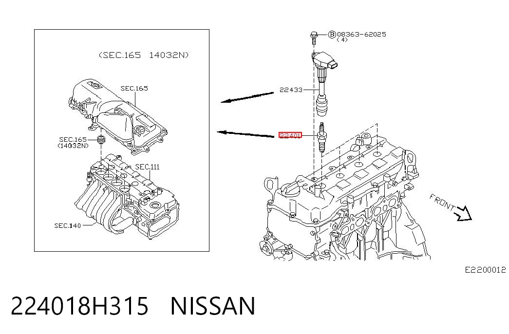 224018H315 Nissan/Infiniti