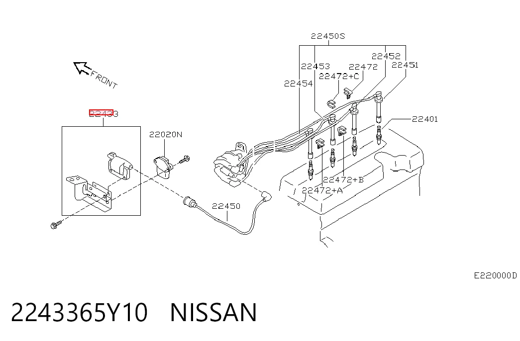 Bobina de encendido Nissan Patrol 