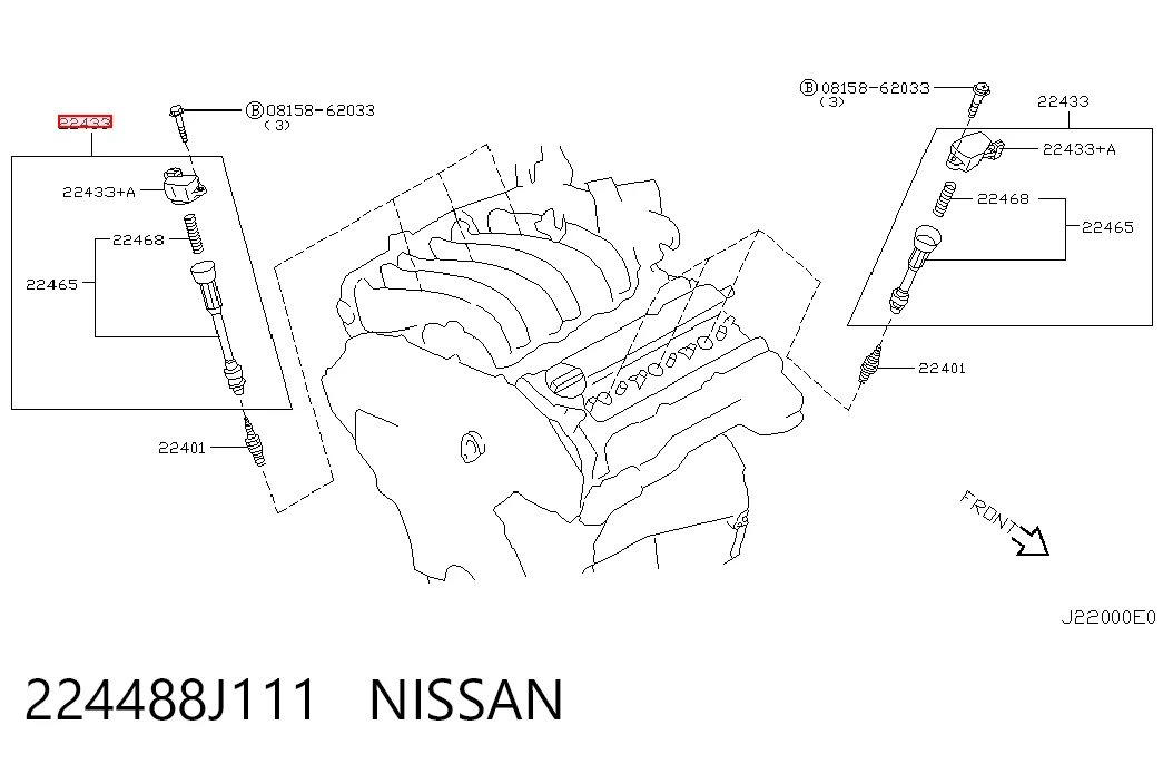  Bobina Nissan Pathfinder 